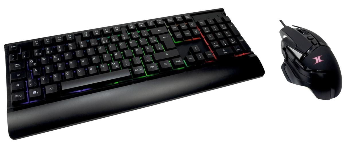 INTER-TECH Tastatur- und Mausset AC KC-3000