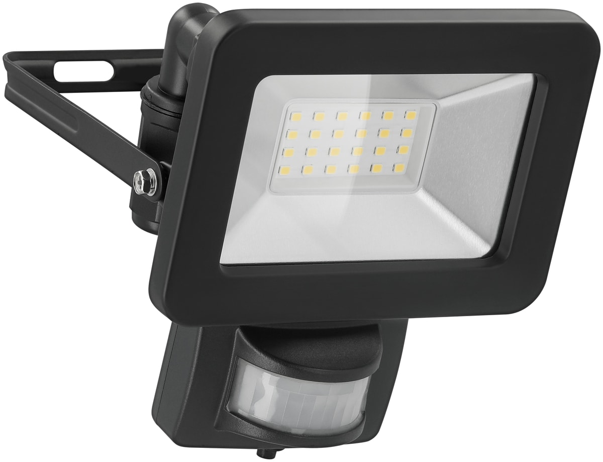 GOOBAY LED-Fluter mit Bewegungsmelder, 20W, 1700lm, 4000K, schwarz