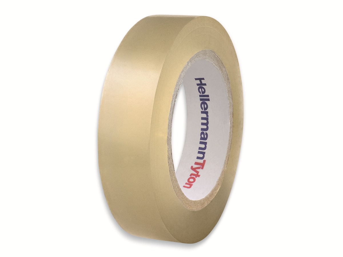 HELLERMANNTYTON Isolierband, 710-00147, HelaTapeFlex15, transparent, 15mmx10m