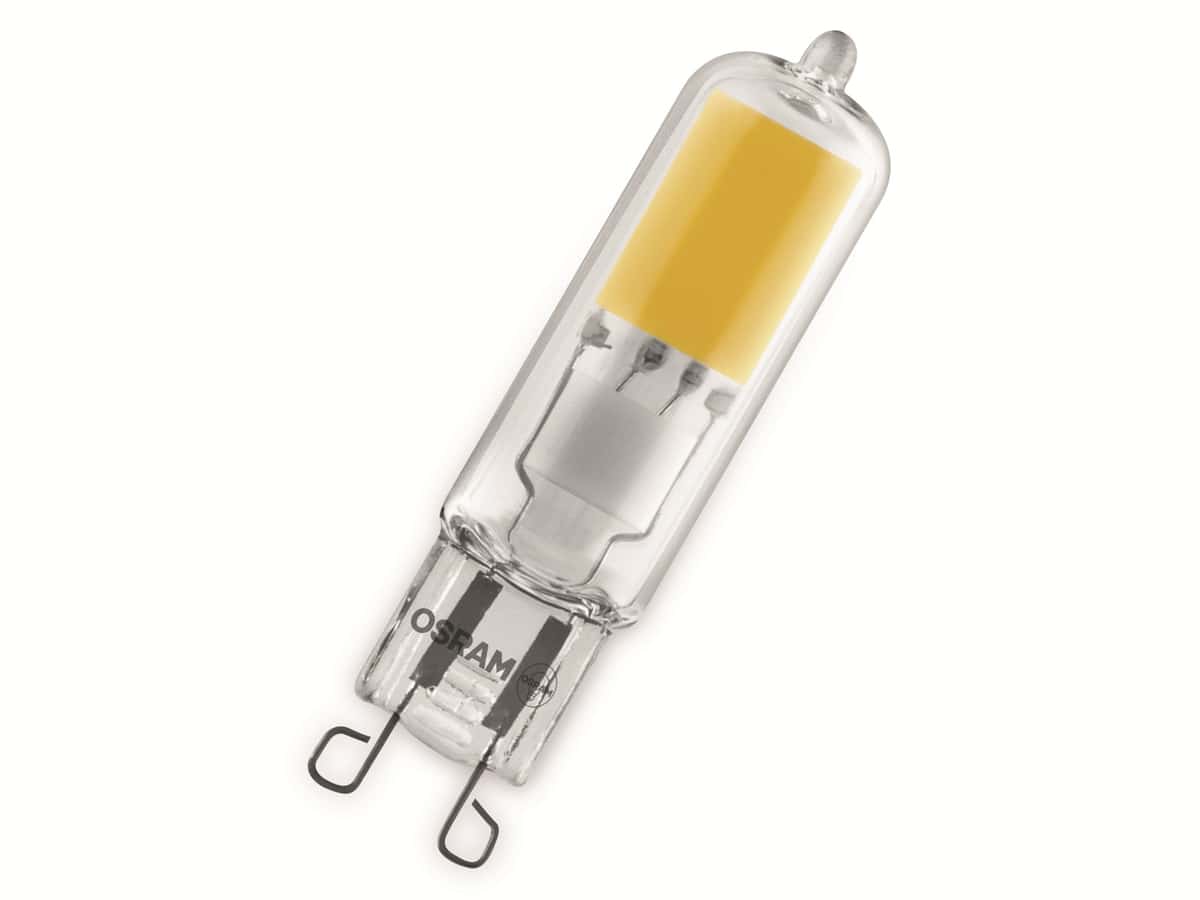 OSRAM LED-Stiftsockellampe, PIN30, G9, EEK: E, 2,6W, 300lm, 2700K