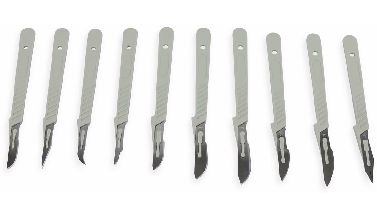 DAYTOOLS Skalpell-Set ES-10, steril, 10-teilig