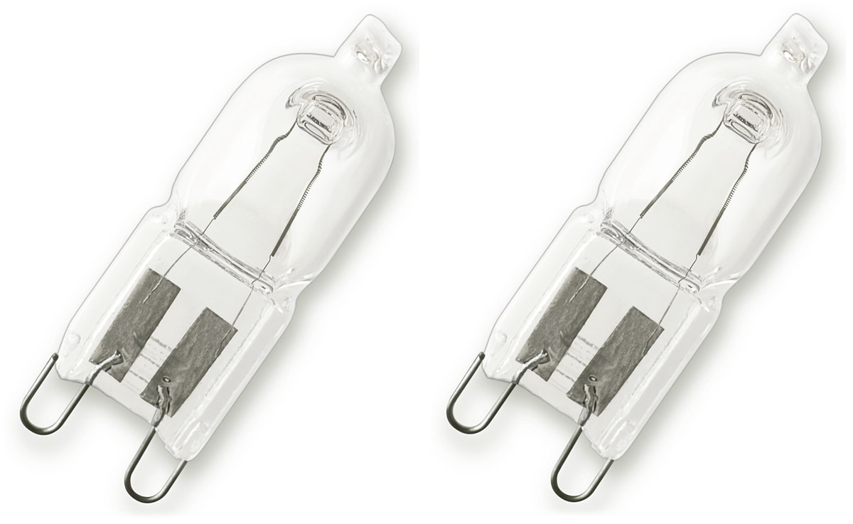 OSRAM Halogenlampe HALOPIN, G9, EEK. G, 33 W, 460 lm, 230 V 2 Stück