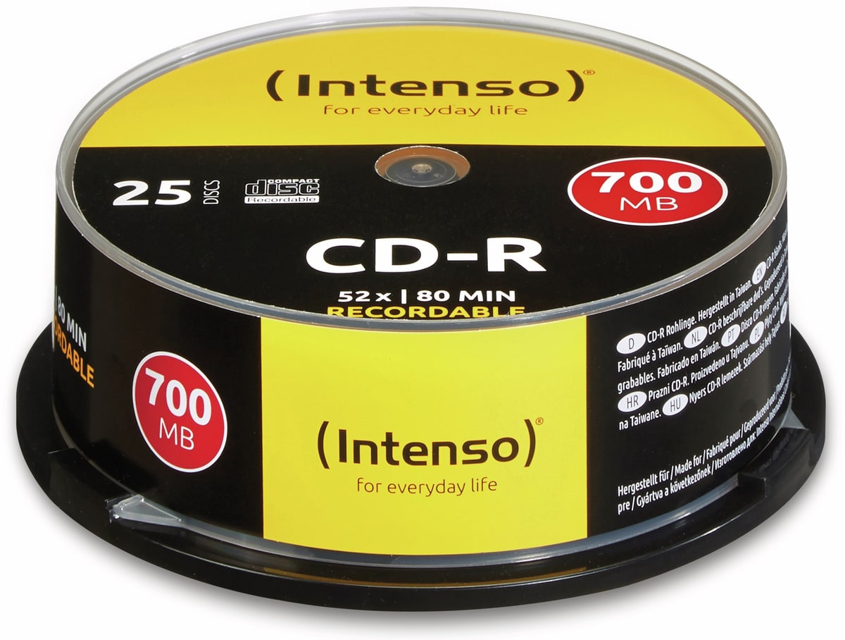 INTENSO CD-R Spindel, 25 Stück