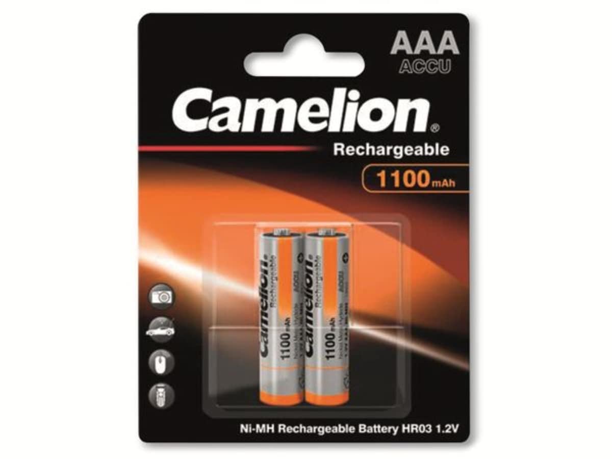 CAMELION Micro-Akku, NiMH, 1100mAh 2 Stück