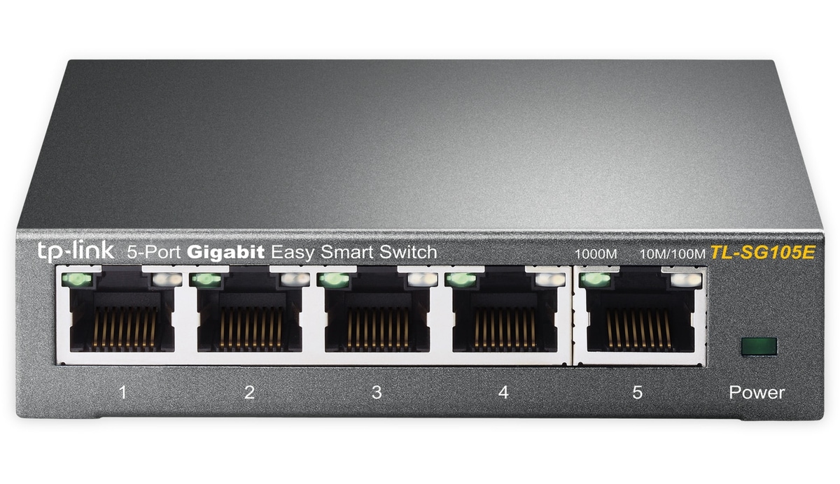 TP-LINK Switch TL-SG105E, 5-port, Gigabit