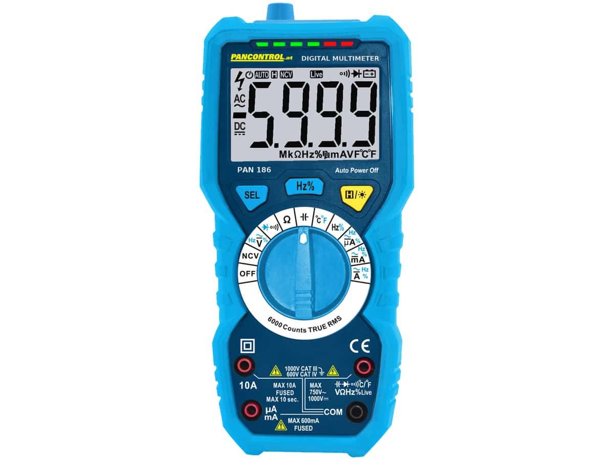 PANCONTROL True-RMS Multimeter PAN 186