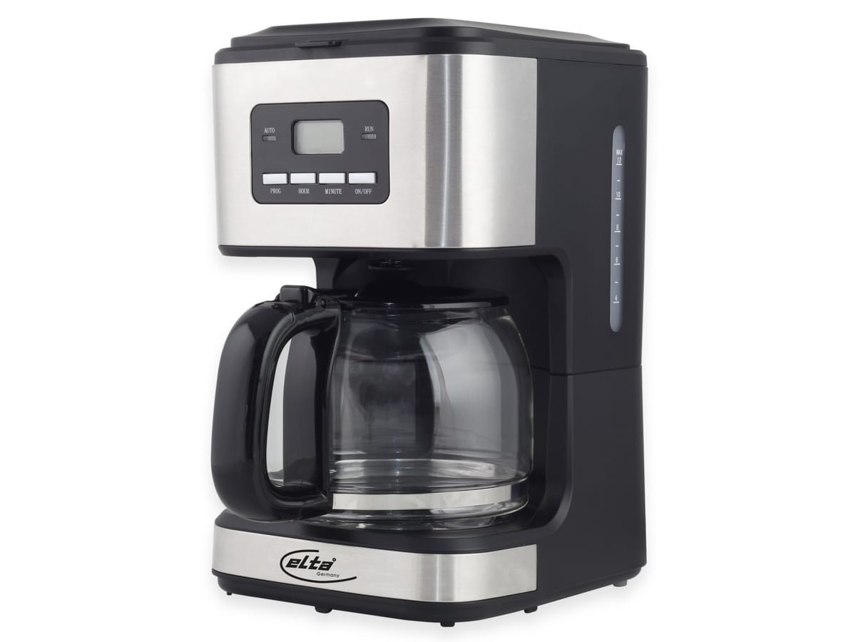 ELTA Kaffeemaschine KME-900.15TS, Silver Line, 1,5 L, 900 W