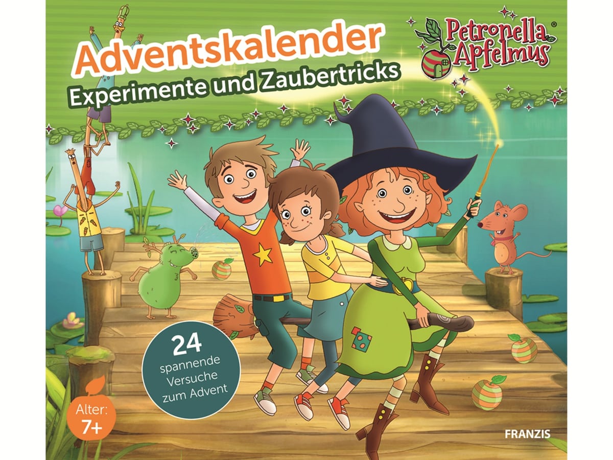 FRANZIS Adventskalender, 67202, Adventskalender Experimentieren und Zaubertricks