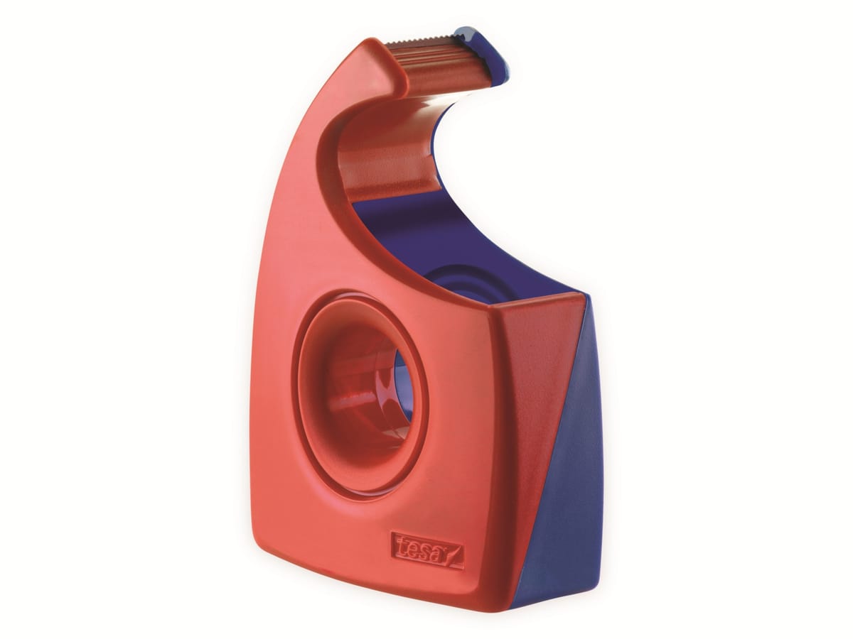 TESA ® Easy Cut Handabroller 33:19 rot-blau, leer, bis 33m:19mm, 57444-00001-01