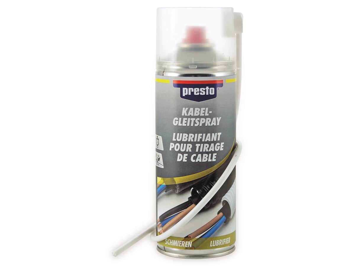 PRESTO Kabel- Gleitspray 400ml,