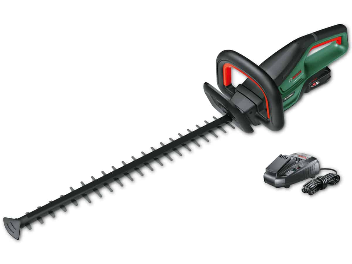 BOSCH Akku-Heckenschere UniversalHedgeCut 18V-55, Akku + Ladegerät