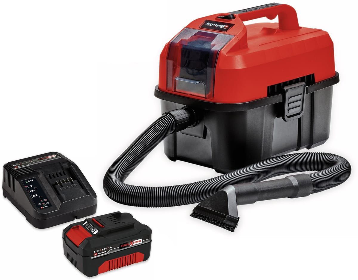 EINHELL Akku-Nass-Trockensauger TE-VC 18/10 Li + Starterset