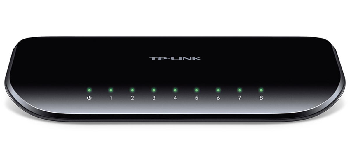 TP-LINK Desktop-Switch TL-SG1008D, 8-port