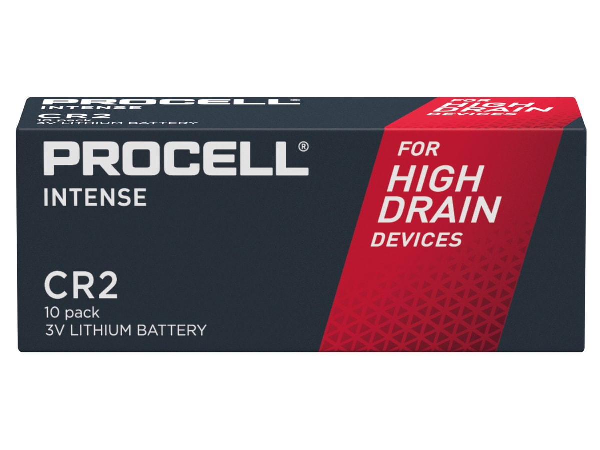 DURACELL Lithium-Batterie, CR2, 3V, Intense Power, 10 Stück