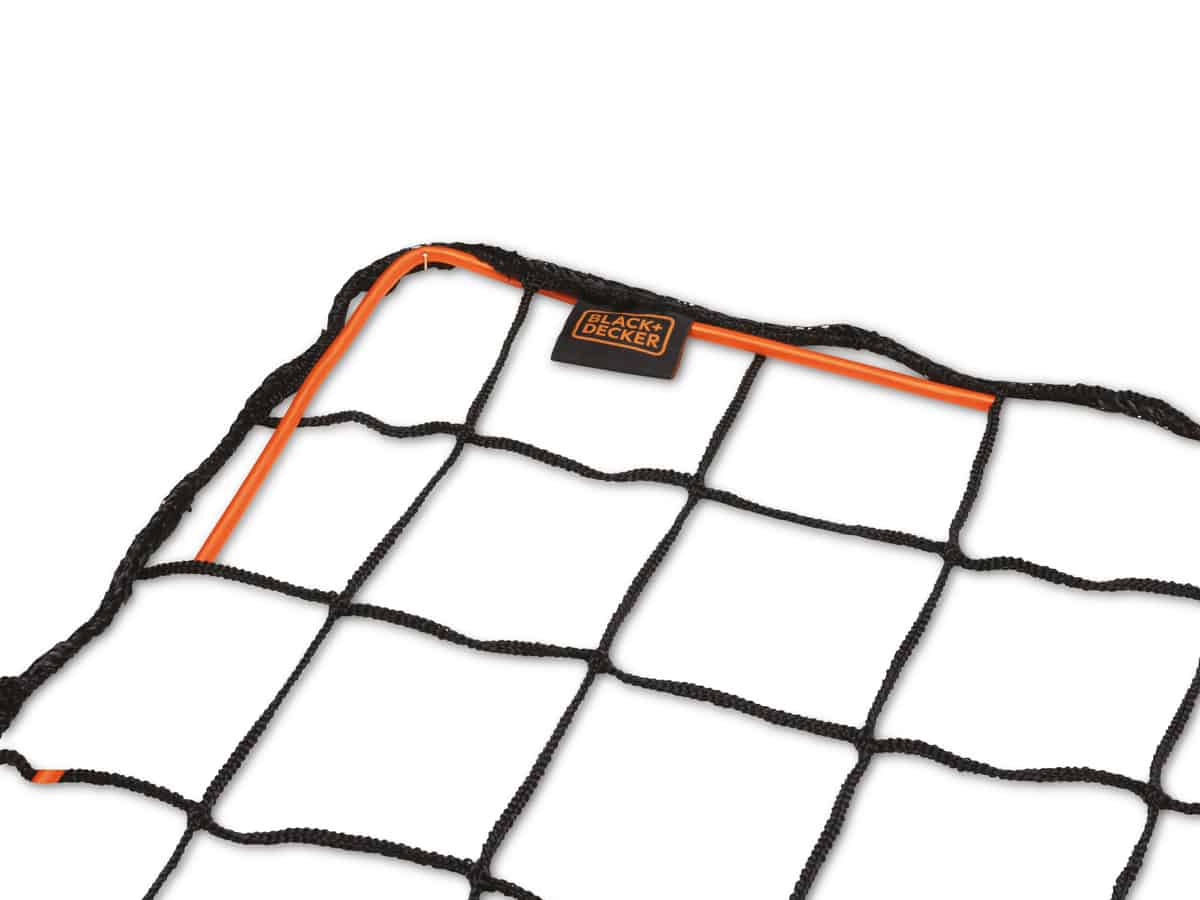 BLACK & DECKER Frachtnetz, 1,6x2,5 m, orange-schwarz