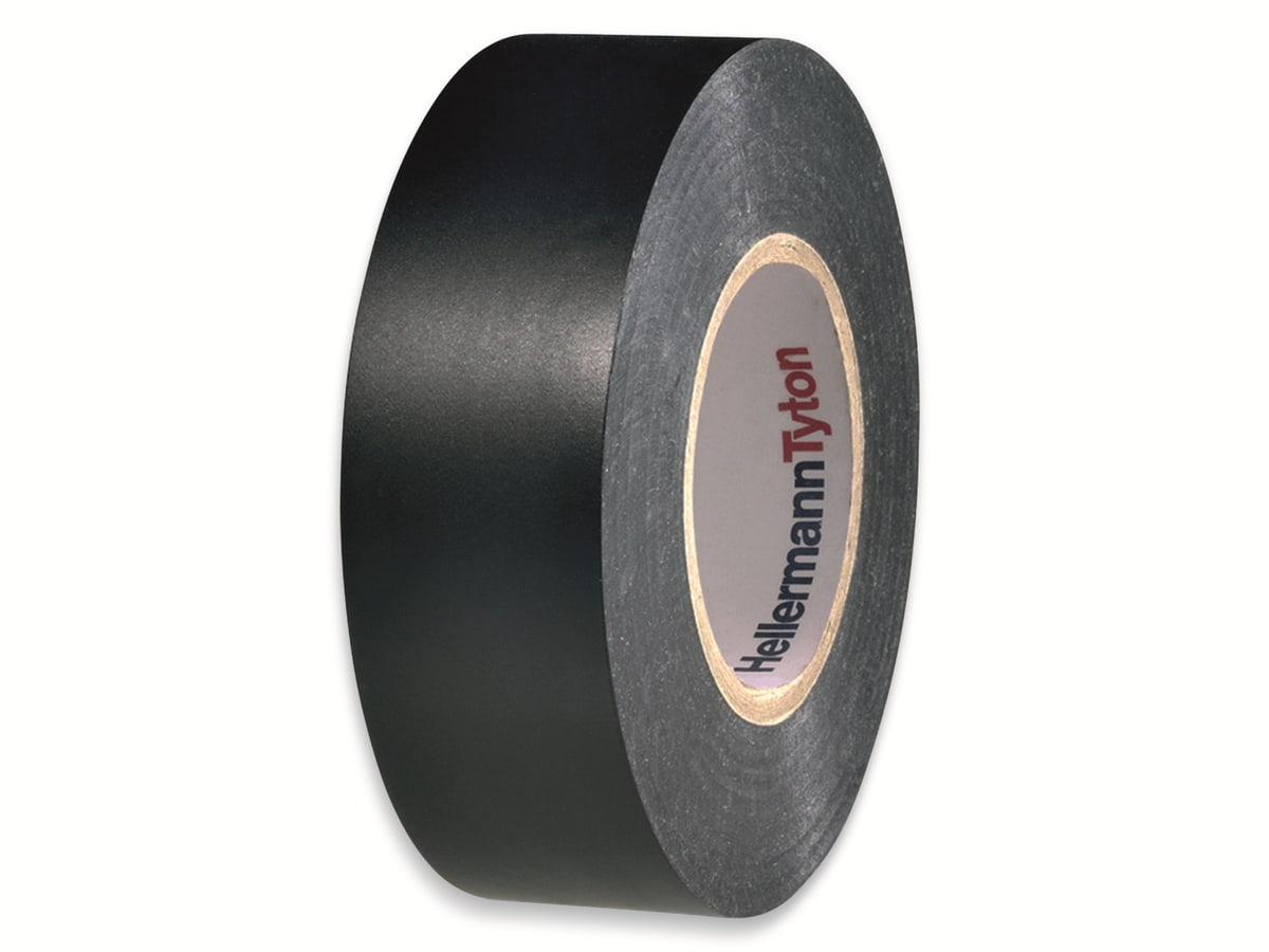 HELLERMANNTYTON Isolierband, 710-00155, HelaTapeFlex15, schwarz, 19mmx20m