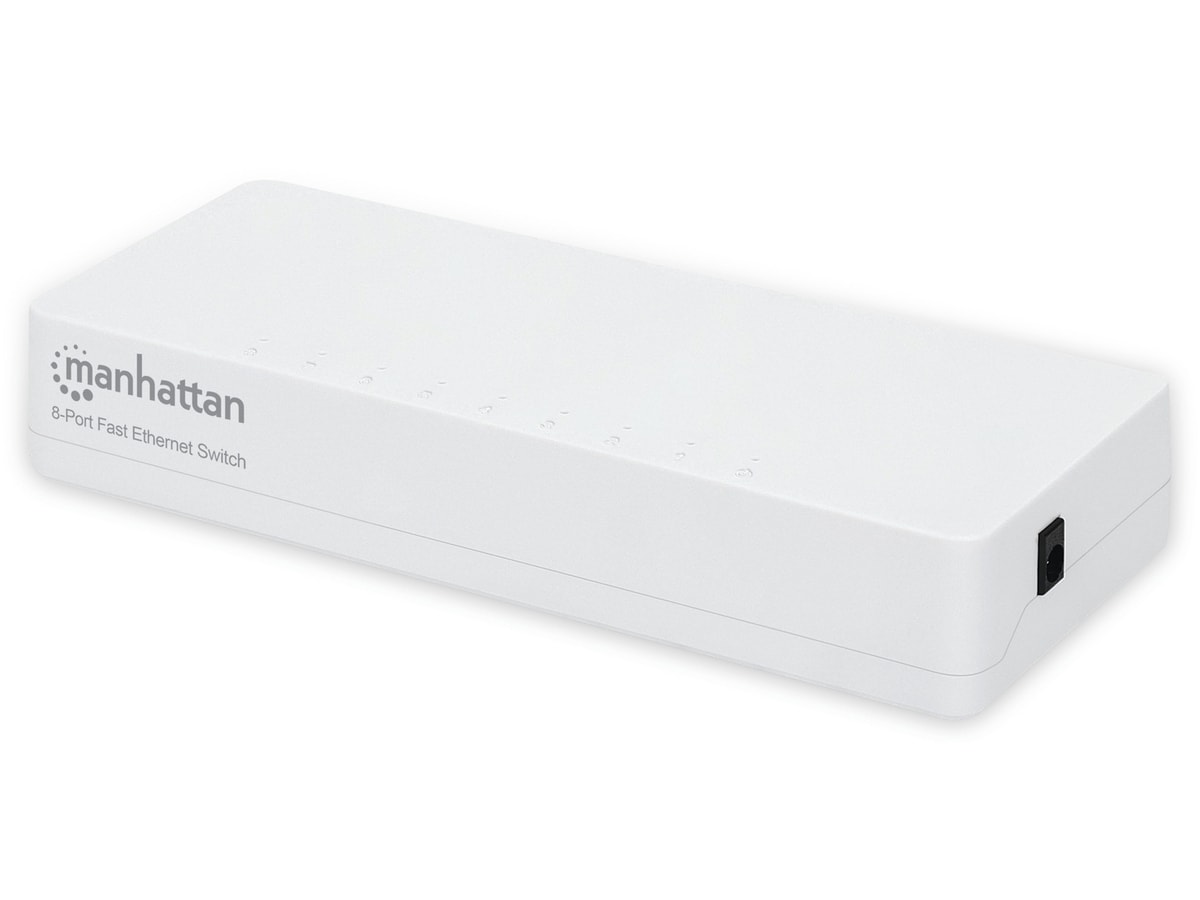 MANHATTAN Fast Ethernet Switch, 8-Port, weiß