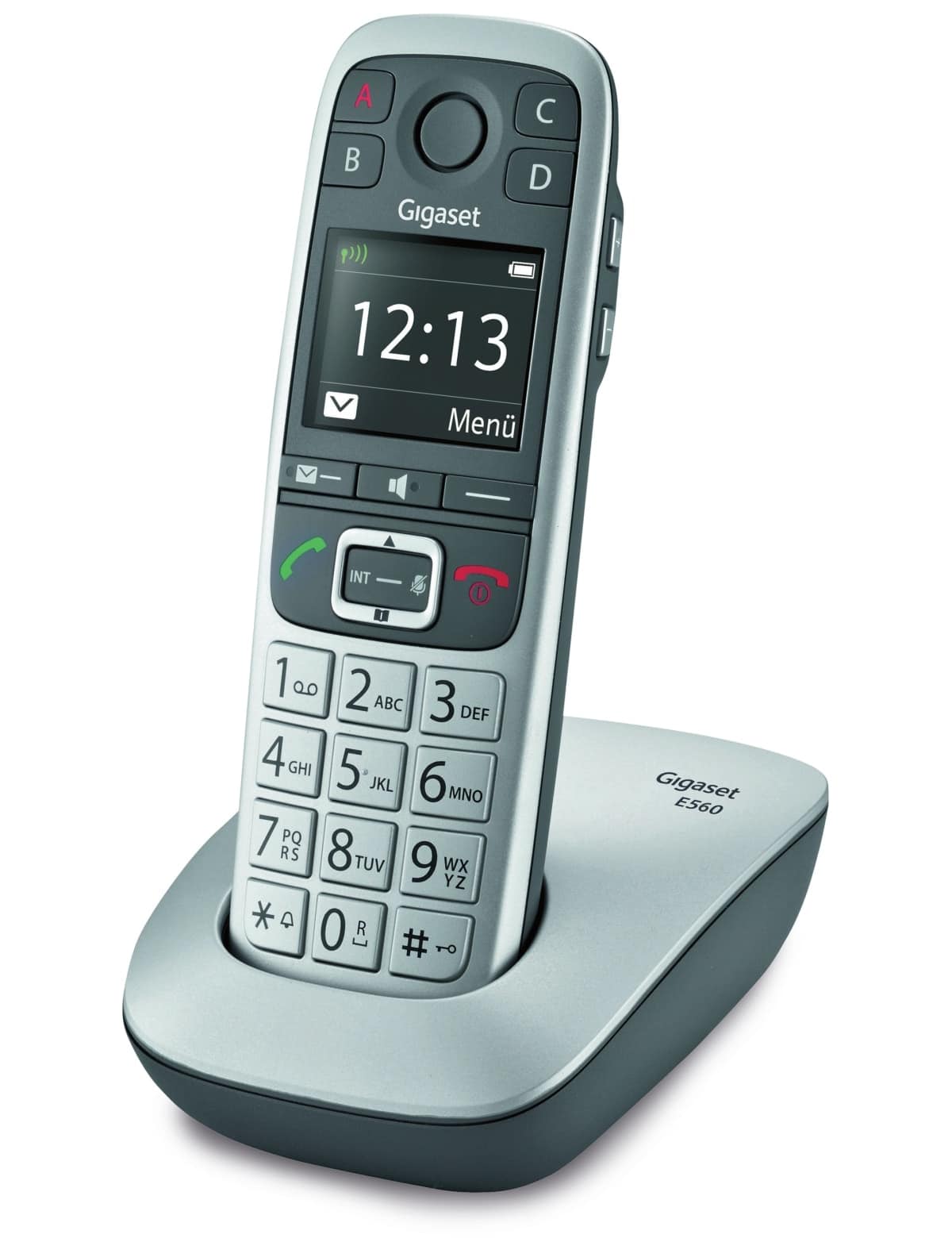 GIGASET Schnurloses DECT-Großtasten-Telefon E560