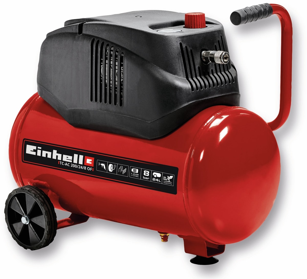 EINHELL Luft-Kompressor TC-AC OF 200/24/8, 230V~, 1200 W