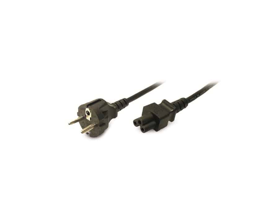 LOGILINK Netzkabel mit Kleeblattstecker, 1,8 m