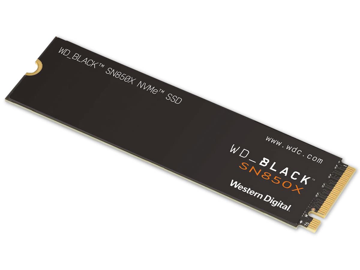 WESTERN DIGITAL M.2 SSD WD Black SN850X, 2 TB, NVMe, intern