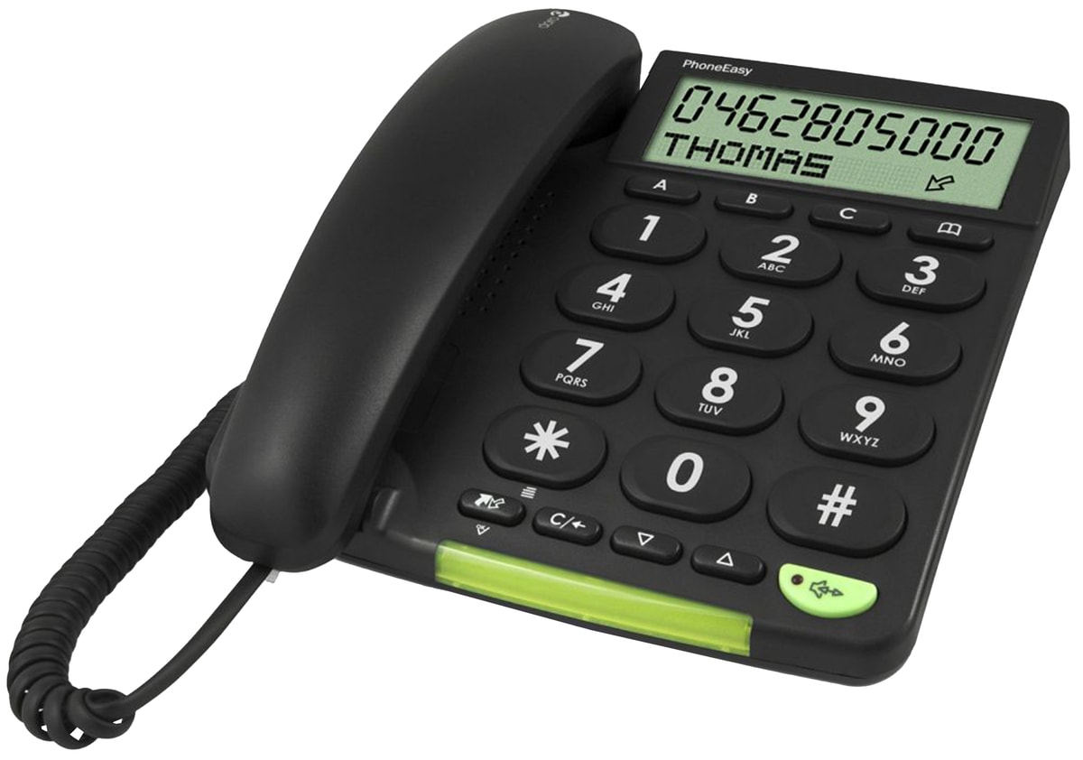 DORO Telefon PhoneEasy 312cs schwarz