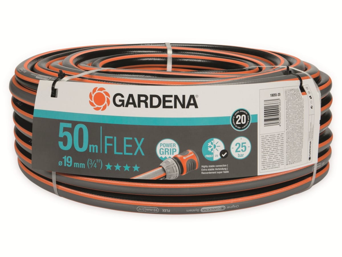 GARDENA Gartenschlauch 18055-20 Comfort FLEX, 50 m, 19 mm (3/4")