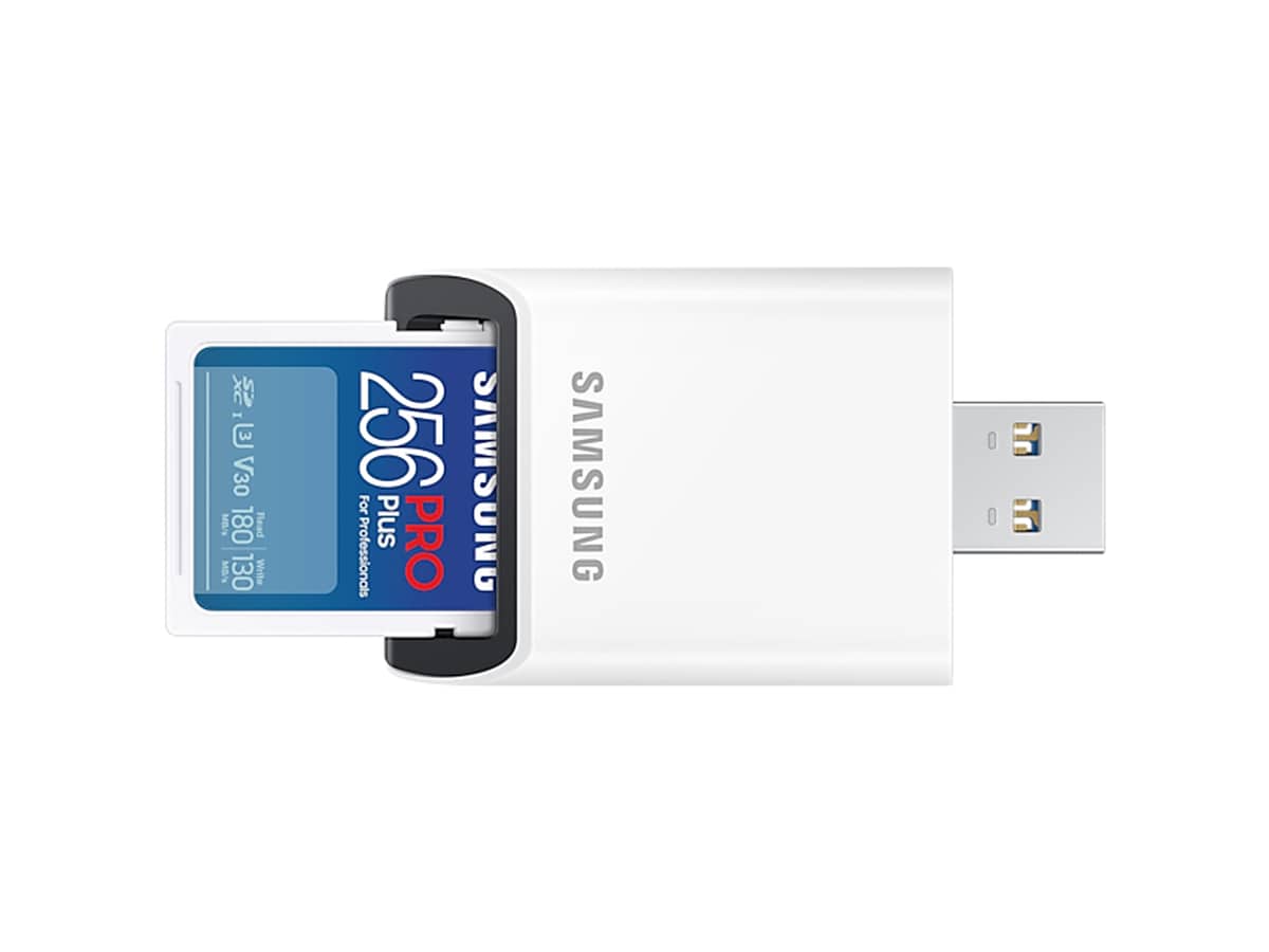 SAMSUNG SDXC-Speicherkarte PRO Plus (2023) 256GB inkl. USB-Kartenleser