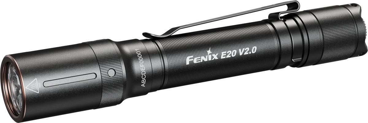 FENIX LED-Taschenlampe E20 V2.0, schwarz