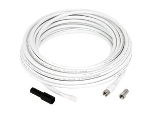 GOOBAY SAT-Anschlusskit 100dB, 10 m, 2 F-Stecker, Wasserschutztülle