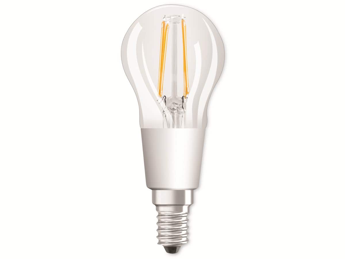 LEDVANCE LED-Filament-Lampe, CLP40D, E14, EEK: E, 4W, 470lm, 2700K, WiFi