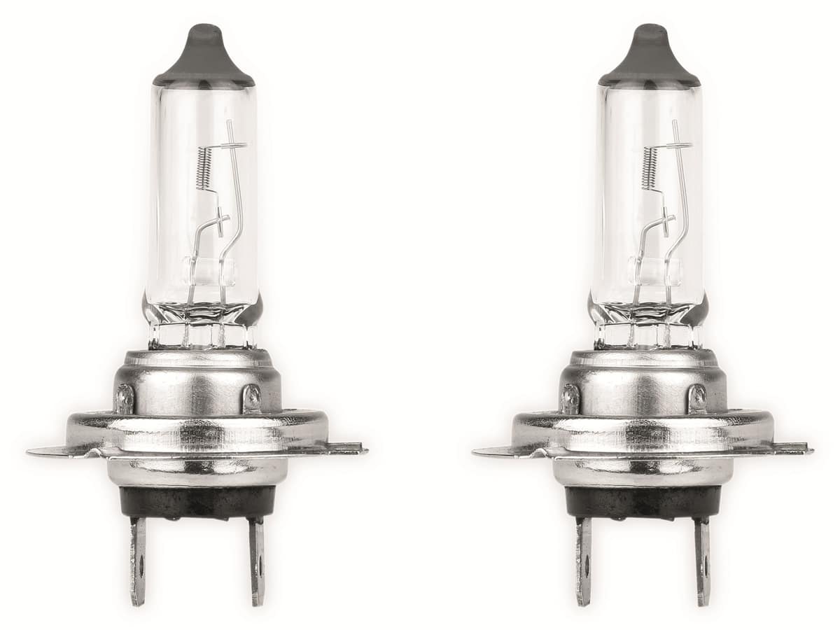 EUFAB Halogen-Autolampe H7, 12V, 55W, PX26D, 2 Stück