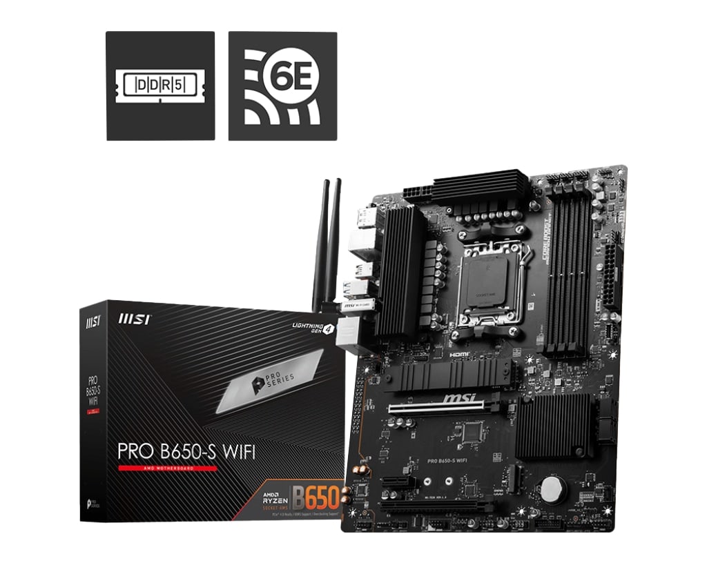 MSI Mainboard PRO B650-S Wifi