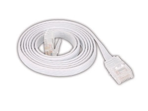 LOGILINK CAT.6 Patchkabel, slim, 1 m, weiß