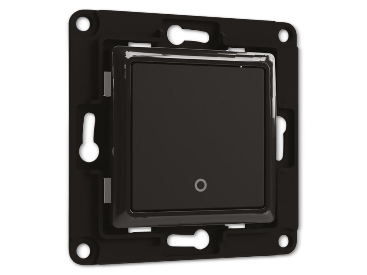 SHELLY Wandtaster Wall Switch 1, schwarz