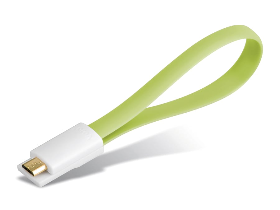 LOGILINK USB 2.0 Kabel USB-A/Micro-USB, 0,2 m, grün