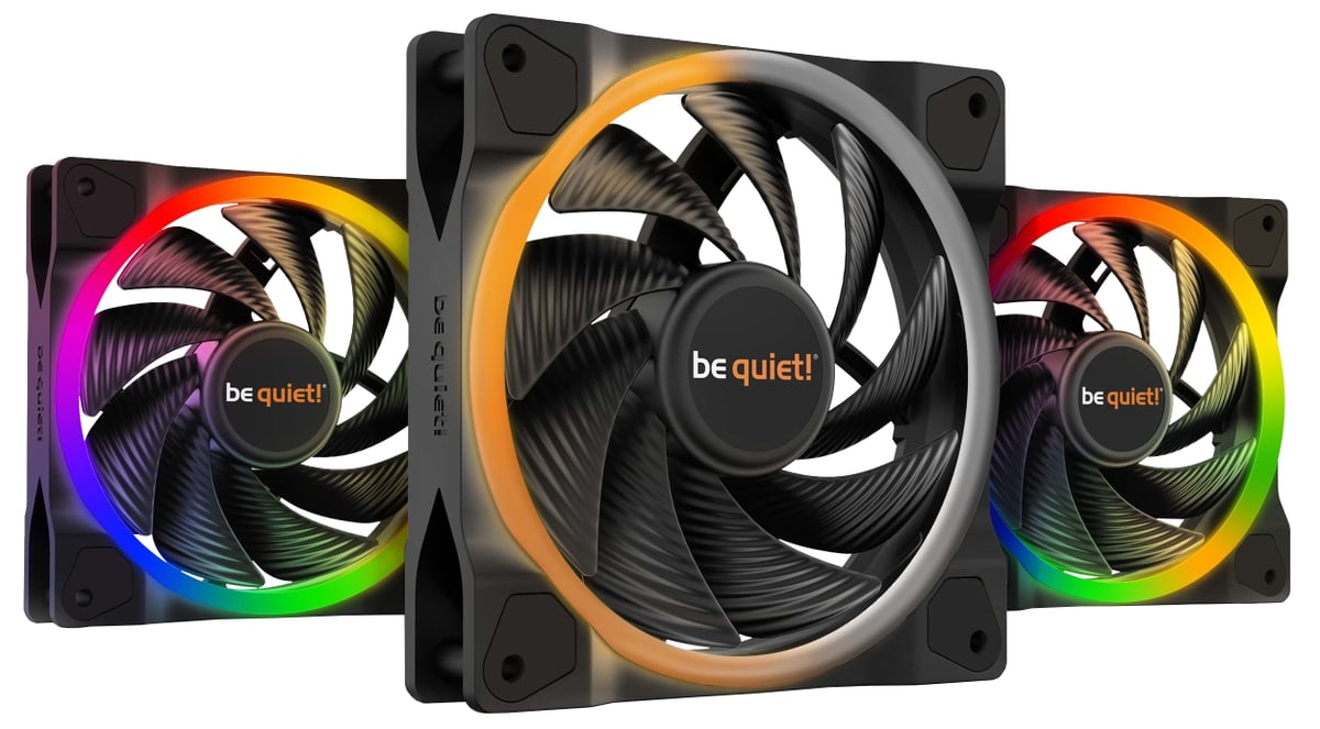 BE QUIET! Lüfter Light Wings 120mm PWM High-Speed TriplePack